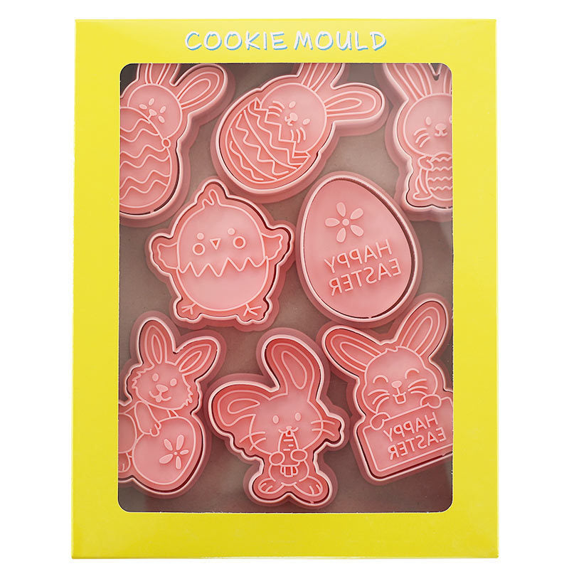 Easter Cookie Mold Cartoon Bunny Easter Egg Cookie Press