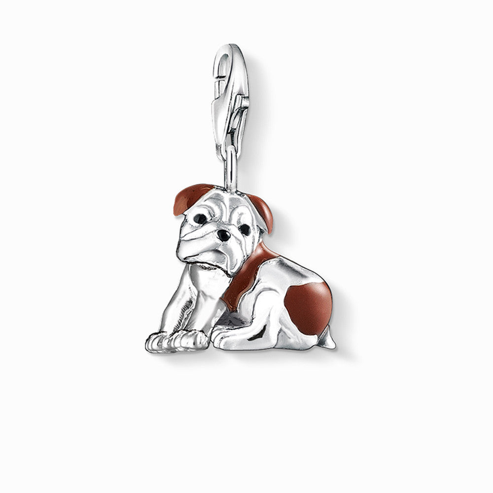 Bulldog Charm Pendant 925 sterling silver personality