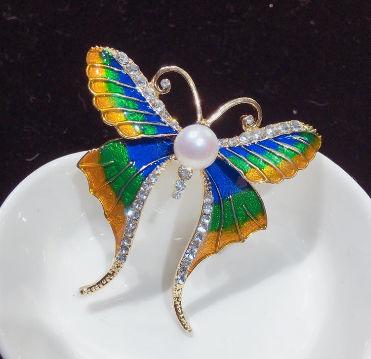 Butterfly brooch